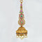 Antique Zirconia Kempu Jhumka Earrings