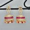 Zirconia Jhumka Earrings