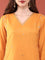 Bright Orange Muslin Three Piece Set