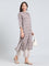 Viscose Medallion Tile Print A-Line Kurta