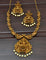 Designer Antique Lakshmi Devi Kempu Necklace Set