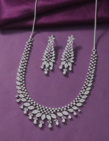 Designer Zirconia Elegance Necklace Set