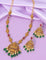 Designer Matt Ruby Kempu Necklace Set