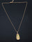 Swarovski Yellow and White Crystal Chain Pendant