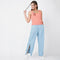Regular Fit Solid Mid Rise Palazzos