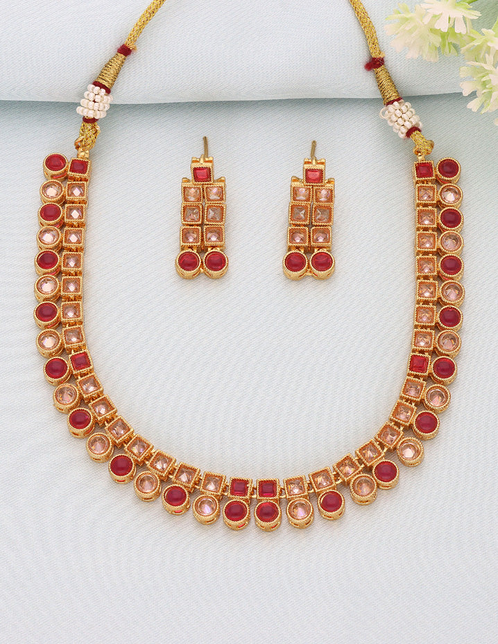 Designer Kundan Necklace Set