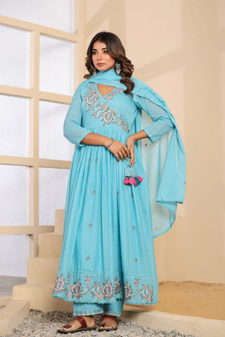 Anarkali Kurti for Festive Days