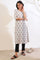 Grey Yarn Dyed Straight Pure Cotton Kurta