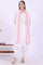 White Embroidered Straight Pure Cotton Kurta