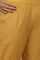 Yellow Embroidered Pure Cotton Straight Kurta, Trousers and Dupatta Set