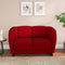 Arias by Lara Dutta Amora 2 Seater Sofa (Wine Red)