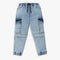Boys Mid Rise Denim Joggers