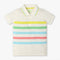 Boys Polo Neck Half Sleeve Yarn Dyed Sports Striped T-Shirt