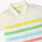 Boys Polo Neck Half Sleeve Yarn Dyed Sports Striped T-Shirt