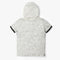 Boys Oversize Cut And Sew Hoodie Half Sleeve Infinite Print  T-Shirt