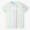 Boys Oversize Striped Crew Neck Half Sleeve T-Shirt
