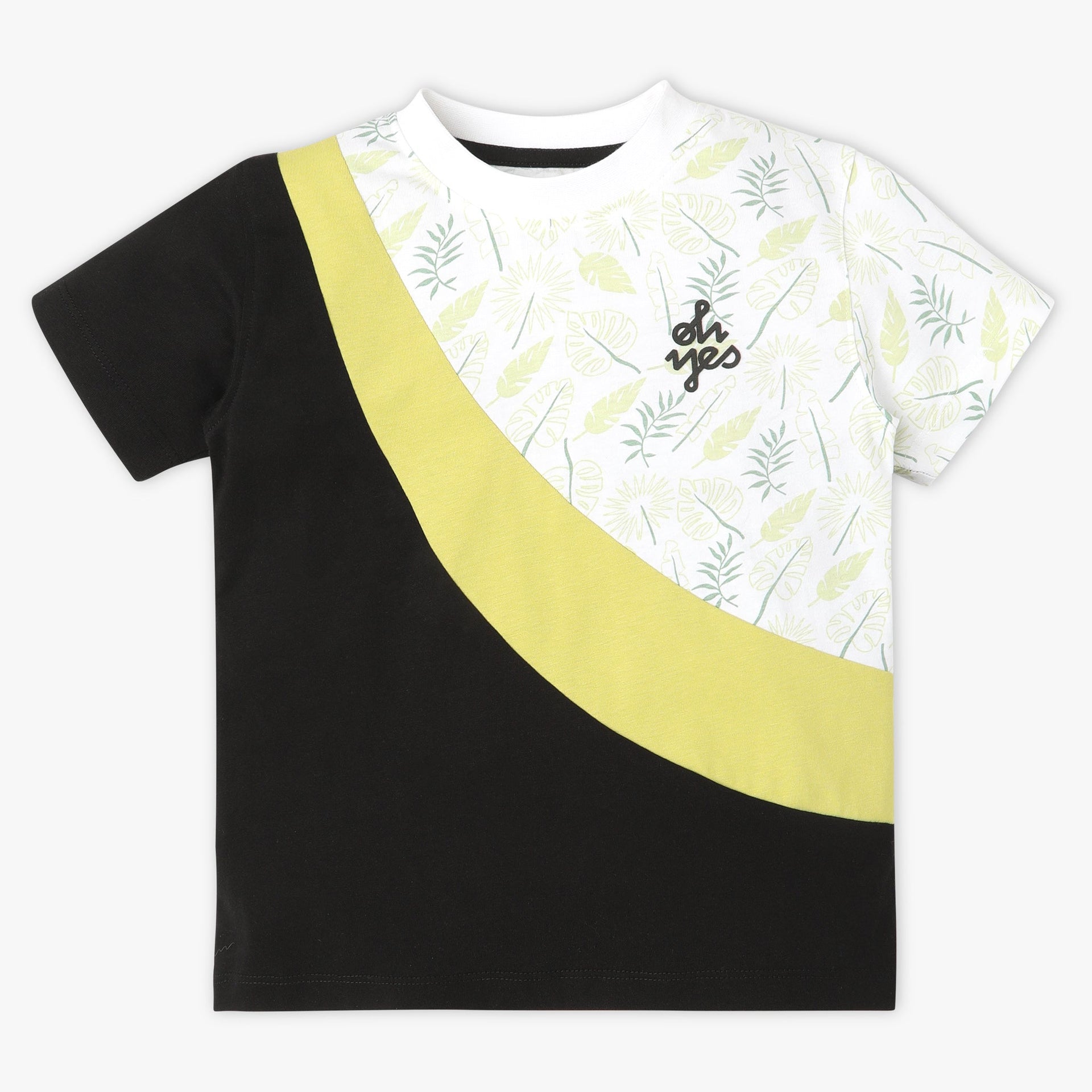 Boys All Over Print Crew Neck Half Sleeve T-Shirt