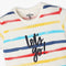 Boys Crew Neck Striped Skiddle Tie Dye T-Shirt