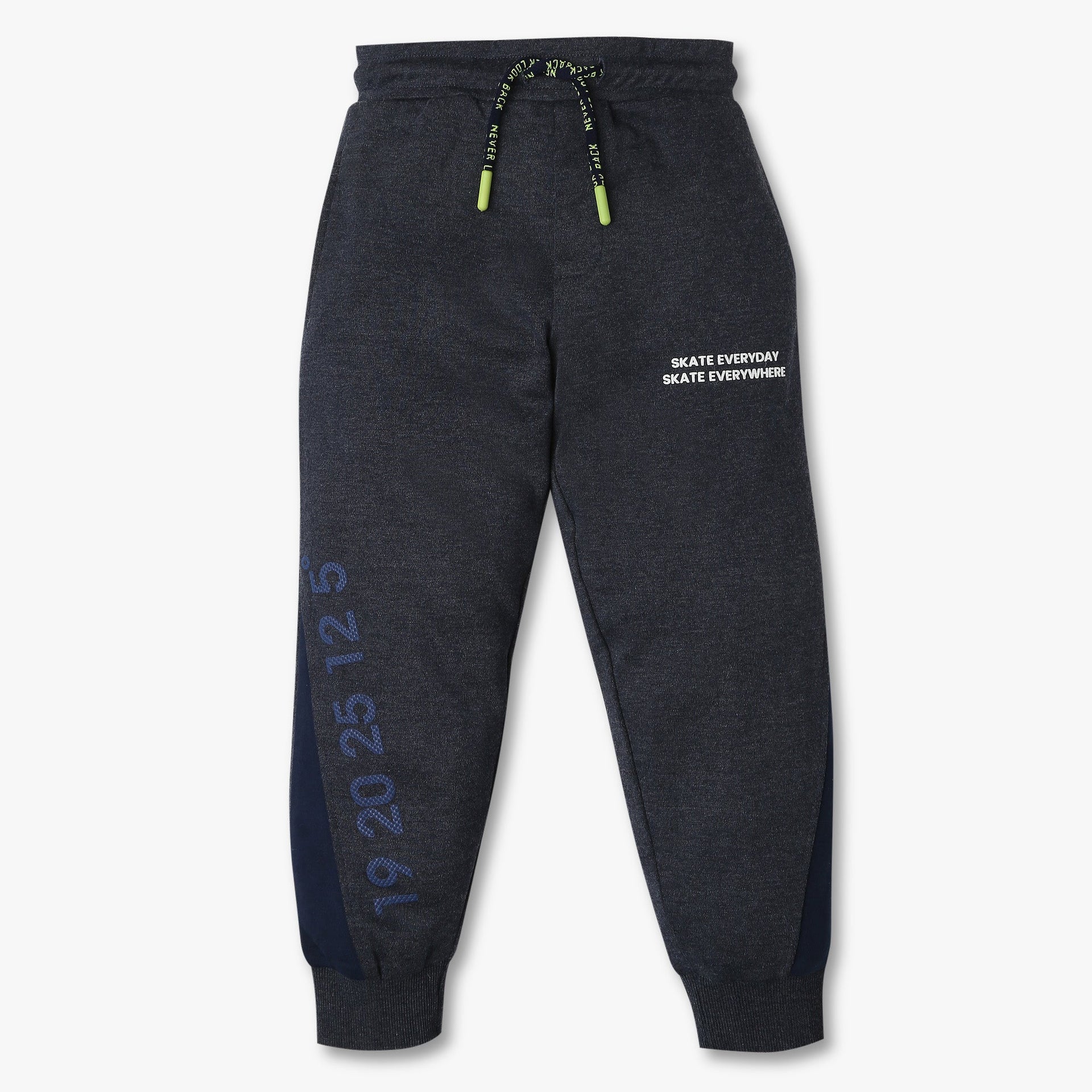 Boys Regular Fit Full Length Cut And Sew Joggers
