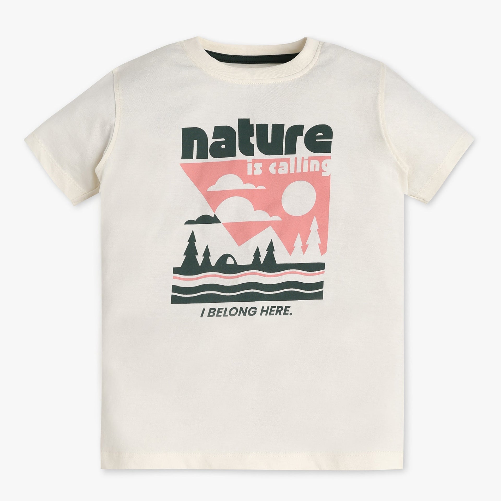 Boys Crew Neck Graphitee