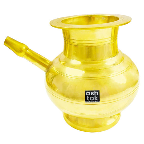 Brass Lota, Kalash, Pooja Lota, Puja Lota, Karwachauth Lota for Diwali, Mandir, Temple, Festival, Marriage, Wedding