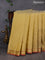 Pure kanchipuram silk saree sandal and maroon with plain body and zari woven border