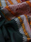 Pure kanchipuram silk saree bottle green and maroon with thread woven buttas and long thread woven border