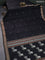 Pure kanchipuram silk saree black with thread woven buttas and thread woven border