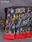 Pochampally silk saree black and red with allover ikat prints and simple border