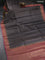 Banarasi tussar silk saree grey shade and maroon shade with woven buttas and banarasi style border