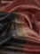 Banarasi tussar silk saree grey shade and maroon shade with woven buttas and banarasi style border