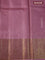 Banarasi tussar silk saree beige and pink shade with woven buttas and banarasi style border