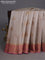Banarasi tussar silk saree grey shade and pastel maroon shade with woven buttas and banarasi style border