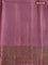 Banarasi tussar silk saree grey shade and pastel maroon shade with woven buttas and banarasi style border