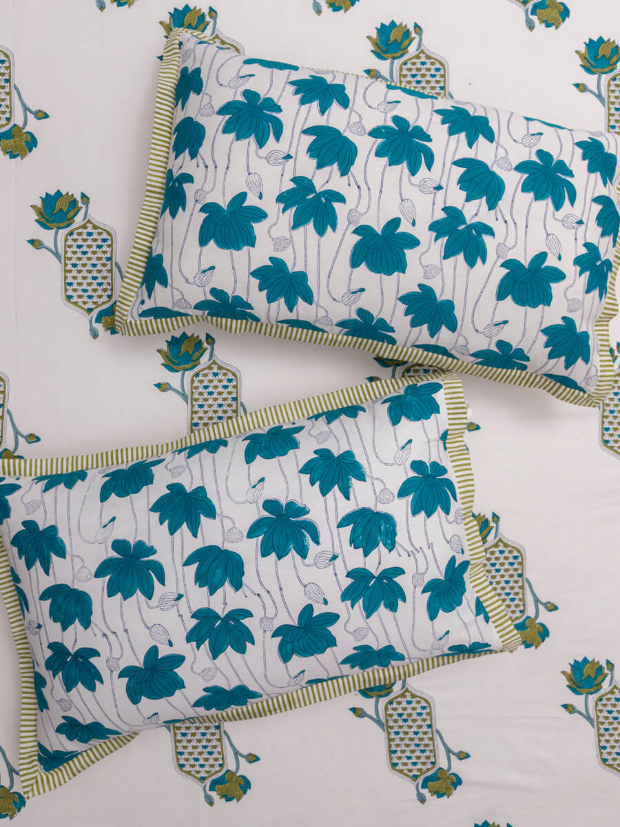 Set of 2 - Saagar Cotton Pillow Cover