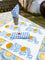 Blue Chevron Block Printed Cotton Table Napkins