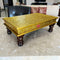 Chowki for Puja, Pure Brass Sheet Handcrafted Chowki, 4 Sided Rectangle Chowki