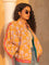 Corbett Kantha Embroidered Block Printed Bomber Jacket
