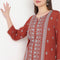 Centre Panel Printed Kurta