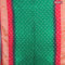 Bandhani saree green and red with allover bandhani prints and banarasi style border