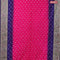 Bandhani saree pink and blue with allover bandhani prints and banarasi style border