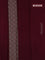 Banarasi semi silk saree deep maroon with allover thread & zari weaves and woven border