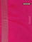 Banarasi semi silk saree pink with allover thread & zari weaves and woven border