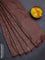 Banarasi semi silk saree deep maroon with allover thread & zari weaves and woven border