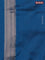 Banarasi semi silk saree cs blue with allover thread & zari weaves and woven border