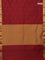 Arani semi silk saree maroon with zari woven buttas and zari woven border