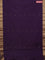 Arani semi silk saree deep violet with zari woven buttas and zari woven border