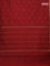 Arani semi silk saree maroon with rudhraksha & paisley zari woven buttas and zari woven border