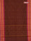 Chettinad cotton saree brown and pink with thread woven buttas and thread woven border