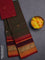 Chettinad cotton saree manthulir green and maroon with thread woven buttas and long rettapet thread woven border